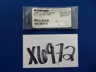 Synthes 400.820.96 1.5mm TI Cortex Screw Self-Tapping 20mm