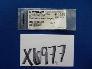 Synthes 400.526 1.0mm TI Cortex Screw Self-Tapping 6mm