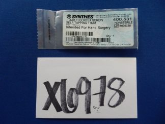 Synthes 400.531 1.0mm TI Cortex Screw Self-Tapping 11mm