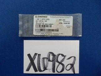 Synthes 400.534 1.0mm TI Cortex Screw Self-Tapping 14mm