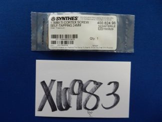 Synthes 400.824.96 1.5mm TI Cortex Screw Self-Tapping 24mm