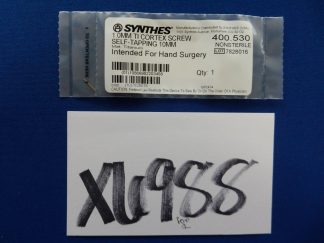 Synthes 400.530 1.0mm TI Cortex Screw Self-Tapping 10mm