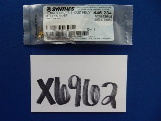 Synthes 446.234 1.5mm TI T-Plate 4 Holes Head/8 Holes Shaft