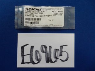 Synthes 400.696 1.3mm TI Cortex Screw Self-Tapping 16mm