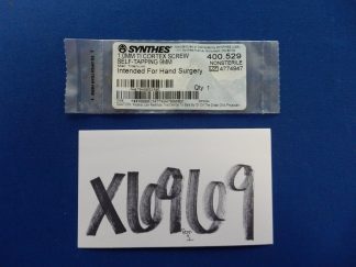 Synthes 400.529 1.0mm TI Cortex Screw Self-Tapping 9mm