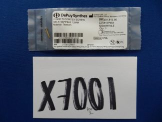 Synthes 401.812.96 2.0mm TI Cortex Screw Self-Tapping 12mm