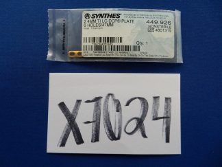Synthes 449.926 2.4mm TI LC-DCP Plate 6 Holes/47mm