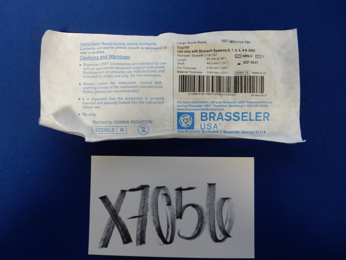 Brasseler BR2108-197 Large Bone Blade Sagittal 2027-09-01