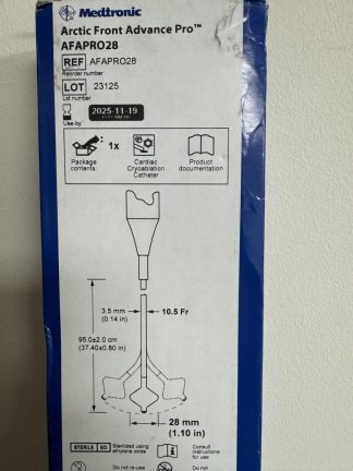 Medtronic AFAPRO28 Arctic Front Advance Pro - EXPIRED