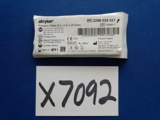 Stryker 2296-033-521 Precision Offset (9.0 x 0.51 x 25.0mm)