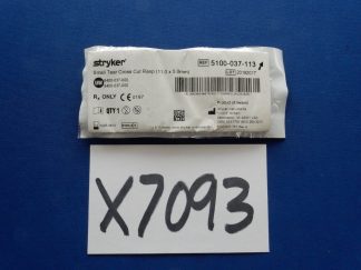 Stryker 5100-037-113 Small Tear Cross Cut Rasp (11.0 x 5.0mm)