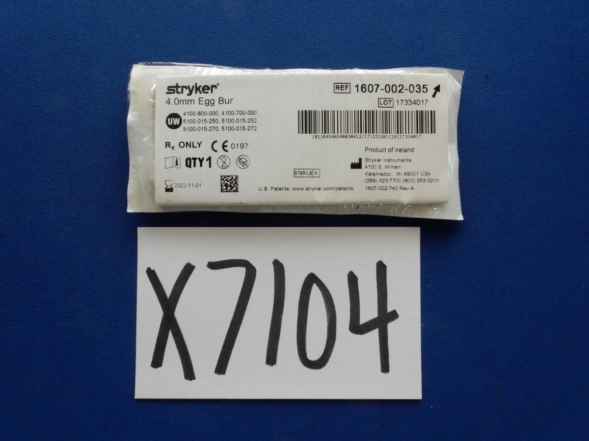Stryker 1607-002-035 4.0mm Egg Bur