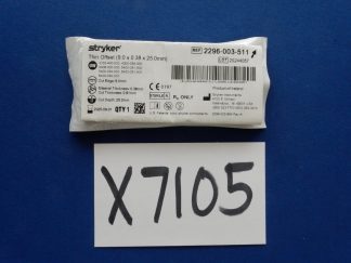 Stryker 2296-003-511 Thin Offset (9.0 x 0.38 x 25.0mm)