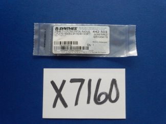 Synthes 442.503 2.4mm Ti LCP Distal Radius L-Plate