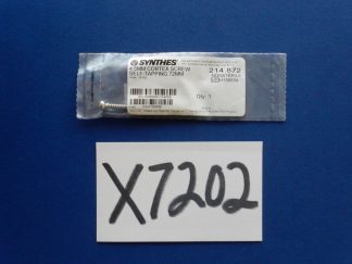 Synthes 214.872 4.5mm Cortex Screw Self-Tapping 72mm