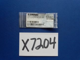 Synthes 412.828 2.4mm TI Locking Screw Self Tapping w/ Stardrive Recess 28mm