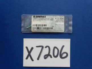 Synthes 412.824 2.4mm TI Locking Screw Self Tapping w/ Stardrive Recess 24mm