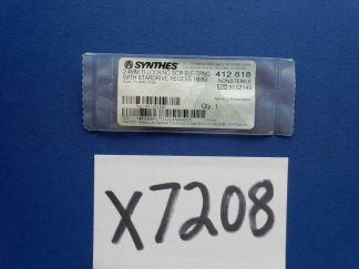Synthes 412.818 2.4mm TI Locking Screw Self Tapping w/ Stardrive Recess 18mm