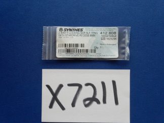 Synthes 412.808 2.4mm Ti Locking Screw Self Tapping w/ Stardrive Recess 8mm