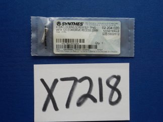Synthes 02.204.020 4.0mm Locking Screw Self Tapping w/ Stardrive Recess 20mm