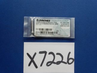Synthes 02.204.036 4.0mm Locking Screw Self Tapping w/ Stardrive Recess 36mm
