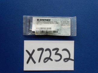 Synthes 02.204.050 4.0mm Locking Screw Self Tapping w/ Stardrive Recess 50mm