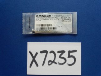 Synthes 02.204.060 4.0mm Locking Screw Self Tapping w/ Stardrive Recess 60mm