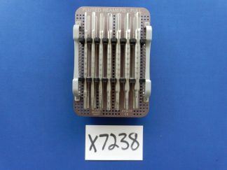 Depuy Mitek 215417 Fluted Reamer Caddy with Full and Half Reamers