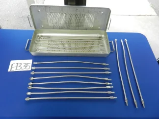 Zimmer Long Flexible Reamer Set with Case