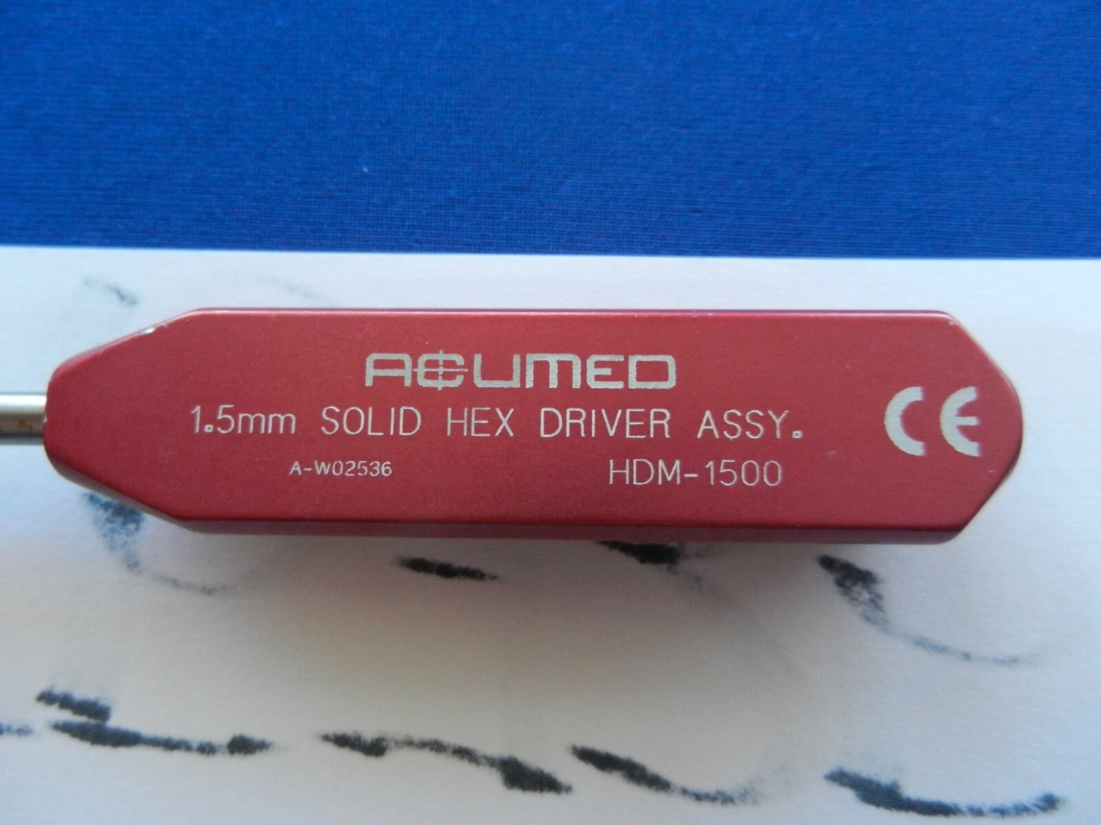 Acumed HDM-1500 Solid Hex Driver 1.5mm - Image 4