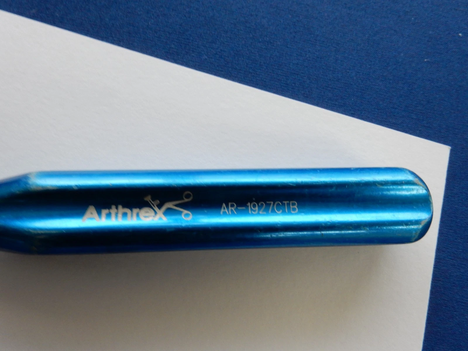 Arthrex AR-1927CTB Punch For 5.5mm Corckscrew Swivelock FT 9-1/2" - Image 2