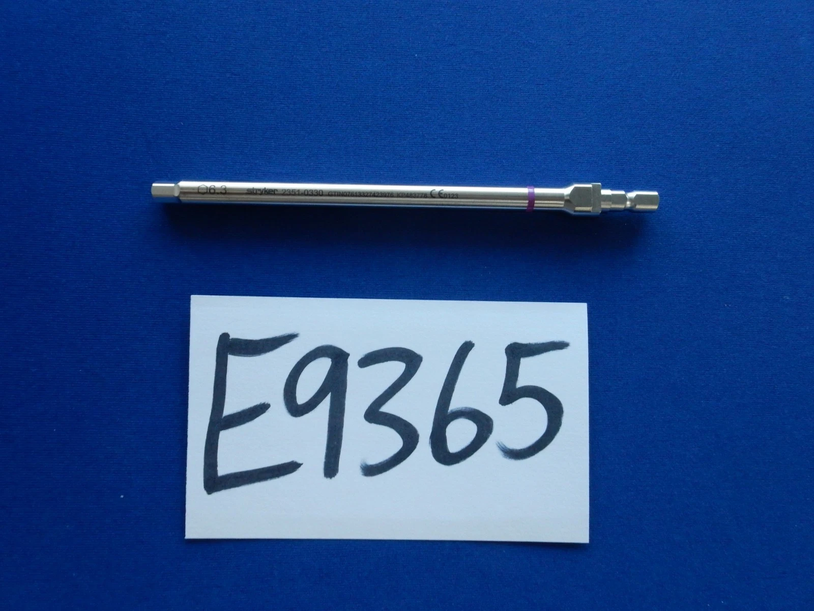 Stryker 2351-0330 T2 Alpha 6.3mm Cannulated Screwdriver Bit for Condyles