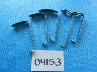 D4153 Storz Jarit V. Mueller Surgical Mouth Gag Retractor Blades Lot Of 5