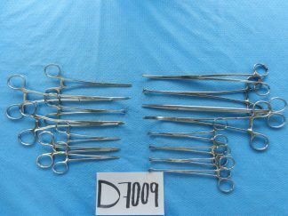 D7009 Jarit V. Mueller Codman Surgical Forceps Lot of 15 Approx 13-28cm