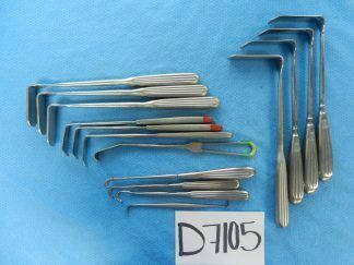 D7105 V. Mueller Codman Surgical Retractors Lot of 15 Approx. 15-25cm