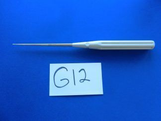 G12 Boss Surgical 70-8722 Straight Lumbar Curette Silver 5/0 13-3/4"
