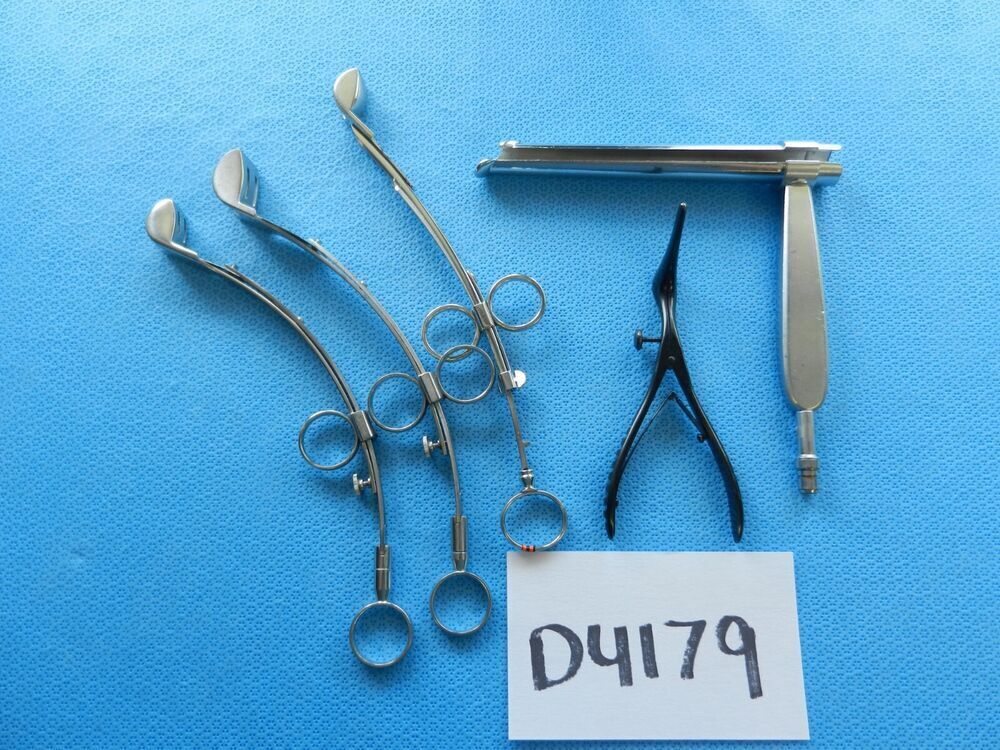D4179 R. Wolf Storz Jarit Surgical ENT Instruments Lot Of 5