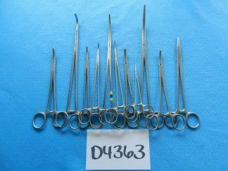 D4363 Aesculap Surgical Forceps Lot Of 11