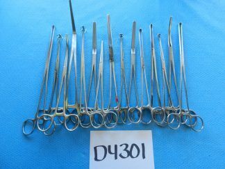 D4301 V. Mueller Codman Sklar Surgical Forceps Lot Of 15