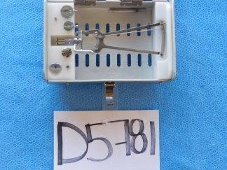 D5781 Storz Schioetz Tonometer Scale with Weights and Case 5.1in E5754-1