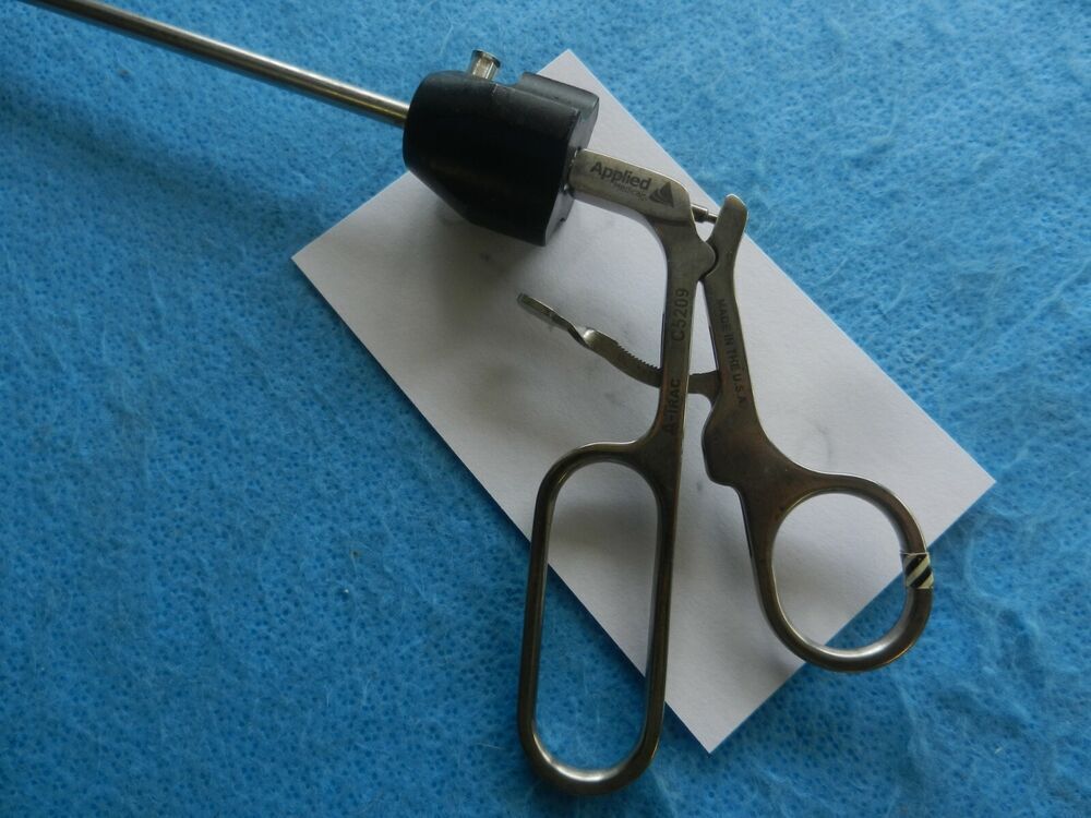 Applied Medical Surgical Laparoscopic 5mm 38cm A-Trac Bowel Clamp C5209 - Image 5