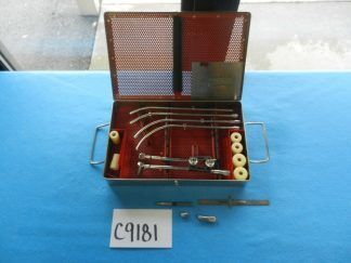 Fletchers Surgical OB/GYN Mini Ovoid Instrument Set W/ Case