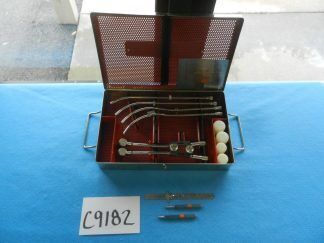 Fletchers Surgical OB/GYN Standard Ovoid Instrument Set W/ Case