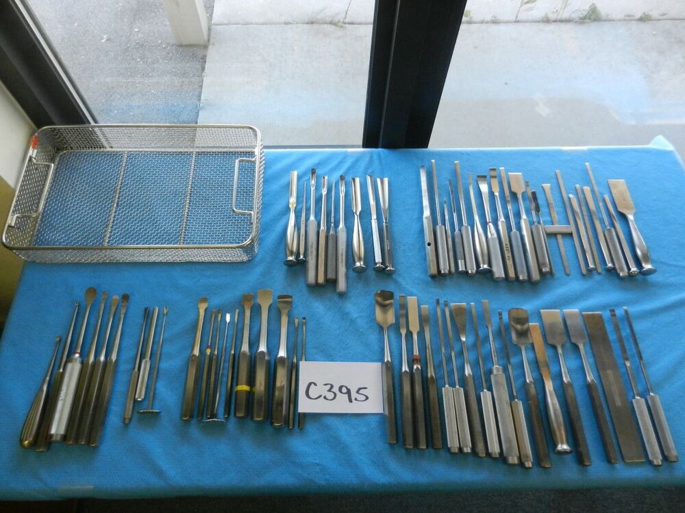Zimmer Codman V. Mueller Surgical Orthopedic Spine Spinal Instruments W/ Case