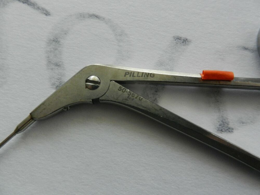 Pilling Surgical ENT Semi Rigid Ossoff Alligator Grasping Forceps 50-5670 - Image 5