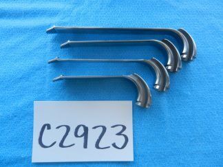Genzyme Surgical Saphlite Retractor Blades Lot Of 4