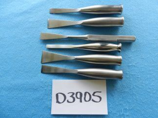 D3905 Zimmer Surgical Orthopedic Chisels Osteotomes Lot Of 6