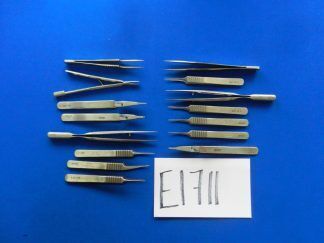 E1711 ASSI Surgical Set of Micro Ophthalmic Forceps