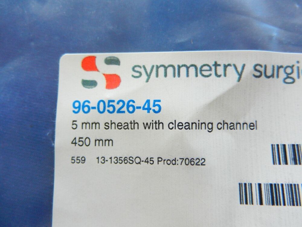 E1752 ***NEW** Symmetry 5.0mm Sheath with Cleaning Channel 45cm 96-0526-45 - Image 5