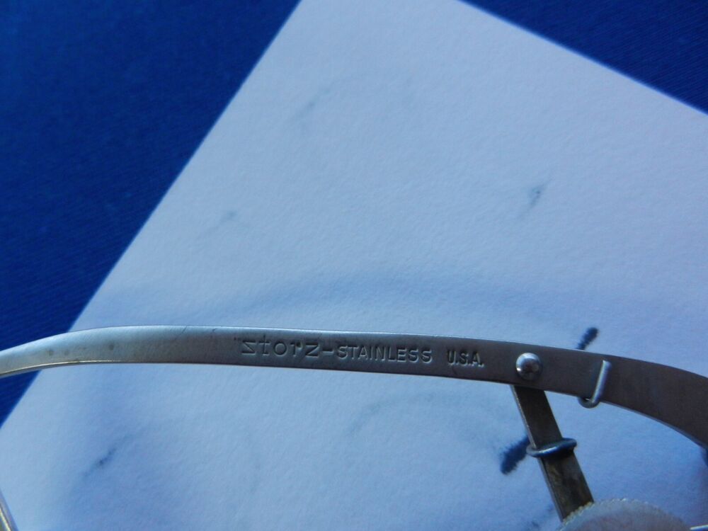 E4896 Storz E4007 Maumenee Park Speculum with Canthus Bar 80mm Overall Length - Image 5